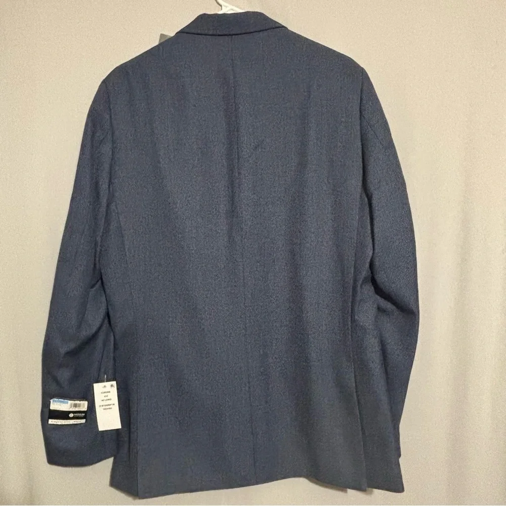HAGGAR Sport Coat Slim Fit Blue Size 40 LONG